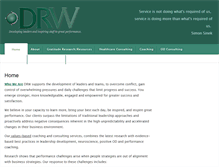 Tablet Screenshot of drwcoaching.com